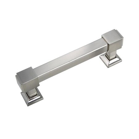 Camp Usa Brett 4 in. Brushed Nickel Cabinet Pull CA579322